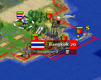 Freeciv city under attack